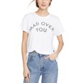 thumbnail image 1 of Ma Croix Womens Graphic Print Mad Over You Lightweight T Shirt, 1 of 6
