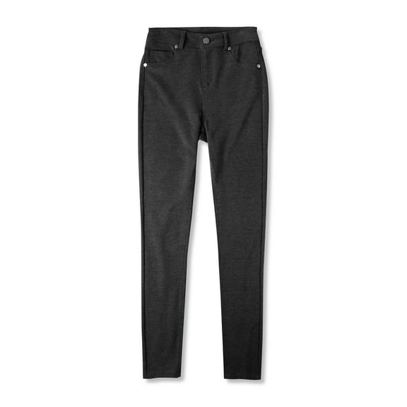 Ma Croix Womens High Waisted Compression Button Casual Office Wear Stretch Jeggings