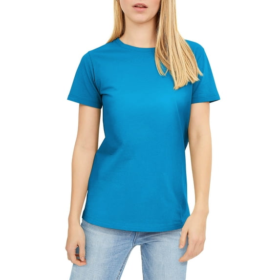 Ma Croix Womens Layering Short Sleeve Crew Tee Round Neck T-Shirts Pre-shrunk