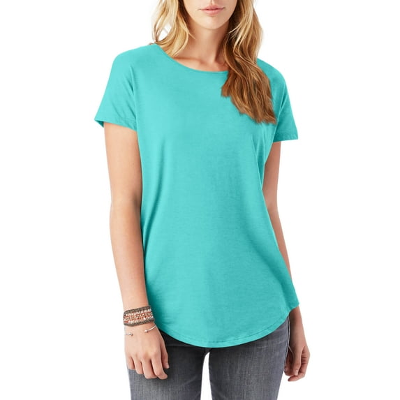 Ma Croix Womens Lightweight Comfort Active Round Hem Short Sleeve T Shirt