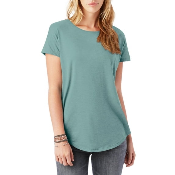 Ma Croix Womens Lightweight Comfort Active Round Hem Short Sleeve T Shirt