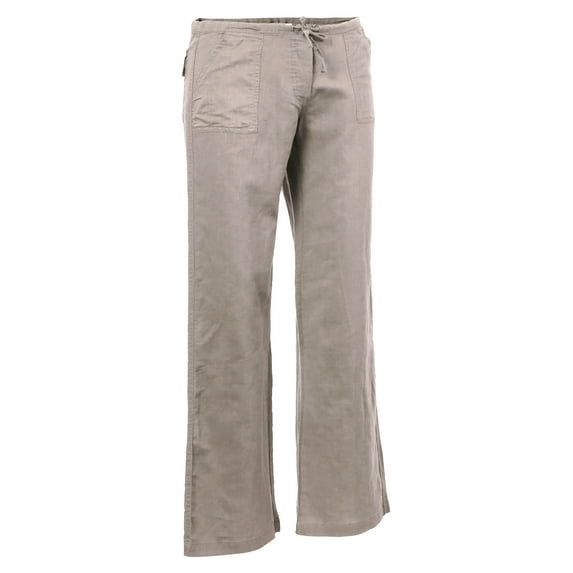 Ma Croix Womens Linen Pants Casual Lantern Drawstring Palazzo Trousers with Pockets