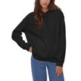 thumbnail image 1 of Ma Croix Womens Oversize Pullover Hoodie Drop Shoulder Casual Fitting, 1 of 6
