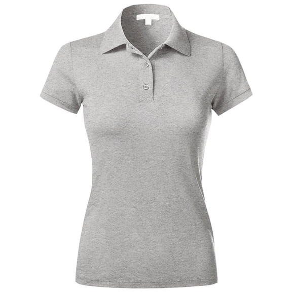 Ma Croix Womens Polo Shirts Slim Pique Comfort Dry Short Sleeve Uniform Golf Top