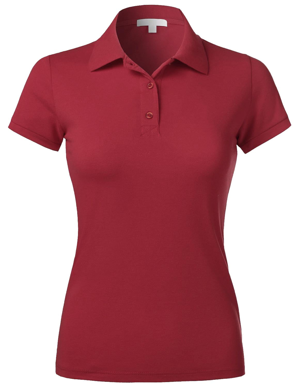 Ma Croix Womens Polo Shirt Short Sleeve Slim Fit Uniform Workwear ...