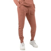 Ma Croix Womens Premium French Terry Joggers Wrinkle Resistant Sweatpants