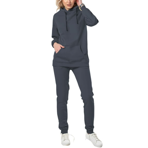 Ma Croix Womens Premium French Terry Pullover Hoodie and Jogger Sweatpants Set Tracksuit