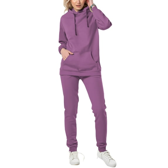 Ma Croix Womens Premium French Terry Pullover Hoodie and Jogger Sweatpants Set Tracksuit