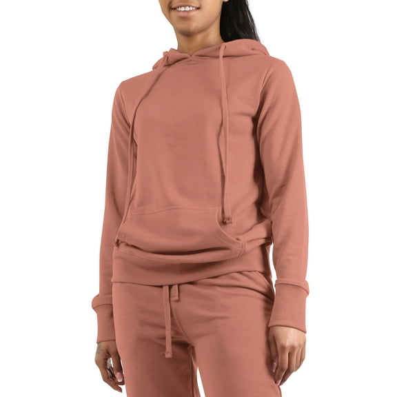 Ma Croix Womens Premium French Terry Pullover Wrinkle Resistant Hoodie