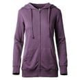 thumbnail image 1 of Ma Croix Womens Premium French Terry Zip Up Hoodie Cotton Face Hooded Sweatshirts, 1 of 4