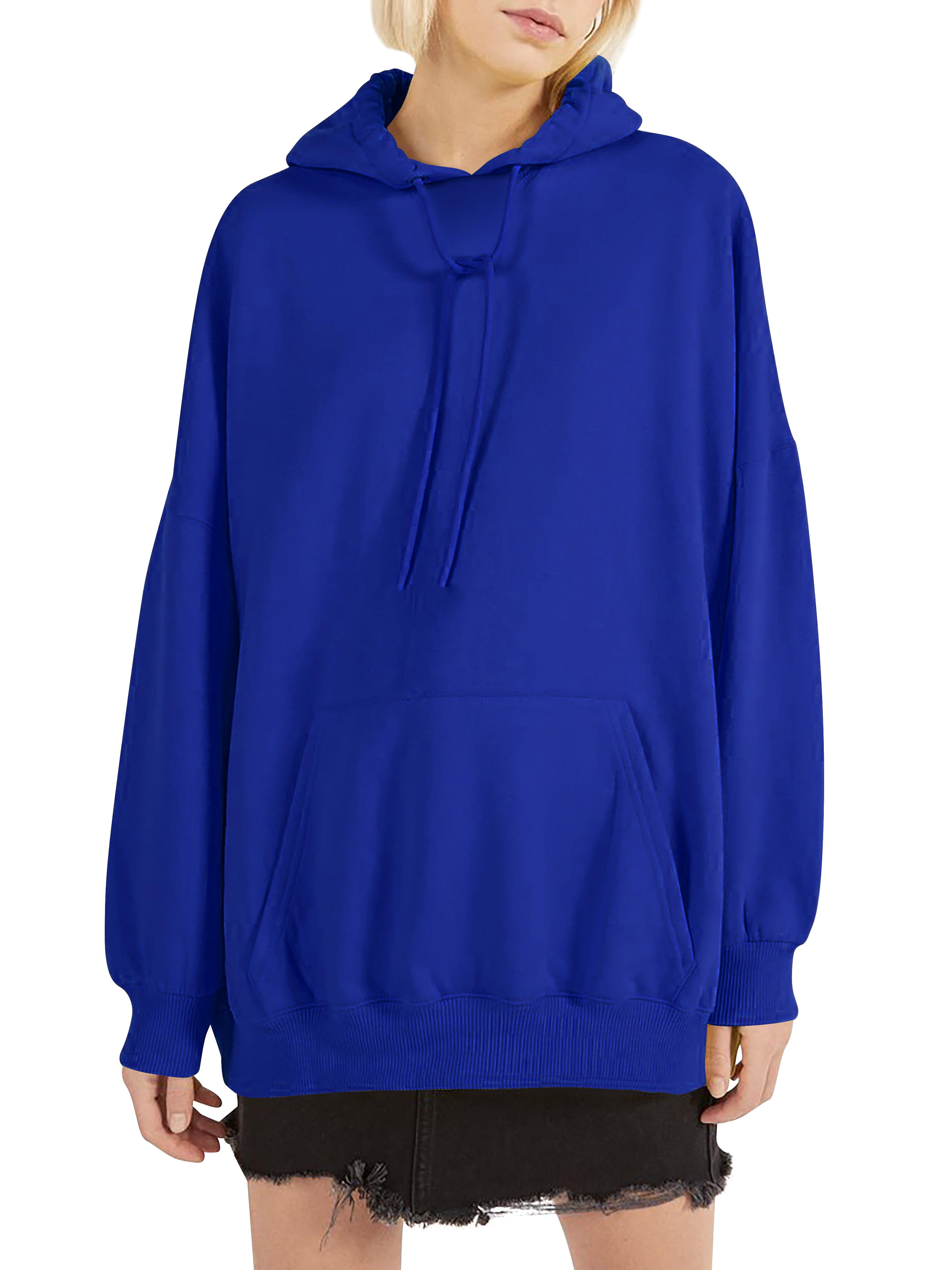 Ma Croix Womens Premium Soft Fleece Hoodie Cotton Face Oversized Hooded