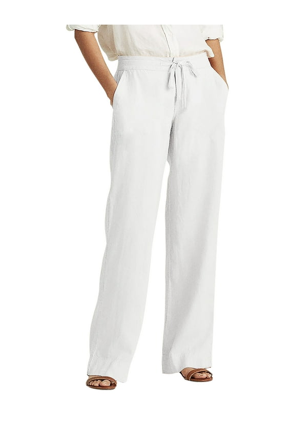 Womens Premium Soft Linen Pants Relaxed Fit Comfort Wear for Daily Styling