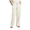 thumbnail image 1 of Ma Croix Womens Premium Soft Linen Pants Relaxed Fit Comfort Wear for Daily Styling, 1 of 5
