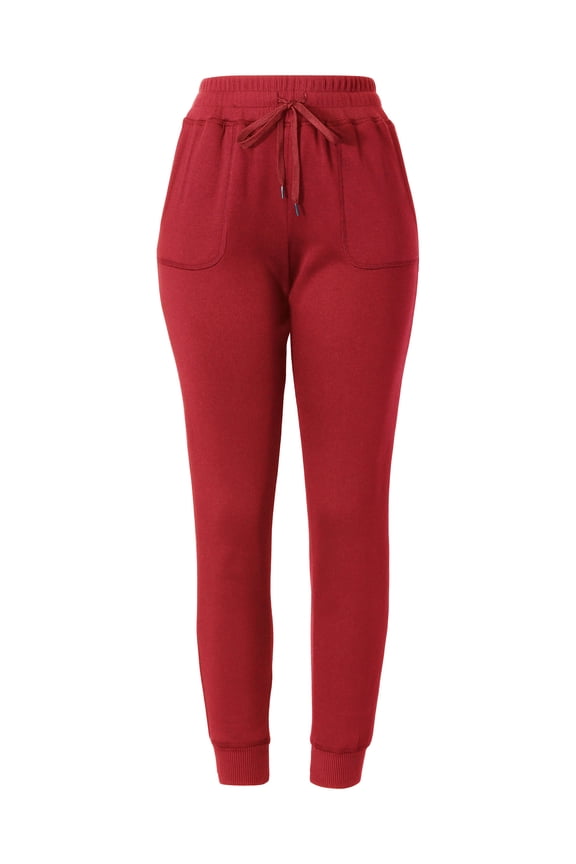 Womens Sweatpants Skinny Fit Jogger Pants with Pockets