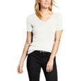 thumbnail image 1 of Ma Croix Womens V Neck Short Sleeve T Shirt Classic Plain Athletic Basic Cotton Tee, 1 of 3