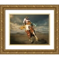 thumbnail image 1 of Ma, Frank 18x15 Gold Ornate Wood Framed with Double Matting Museum Art Print Titled - WhoaS The Boss, 1 of 4