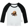 thumbnail image 1 of Ma! Milk? Funny T shirt For Baby, Newborn Babies Animal Beaver T-shirts, Infant Tops, 0-24M Kids Graphic Tees Clothing (Long Black Raglan T-shirt, 18-24 Months), 1 of 4