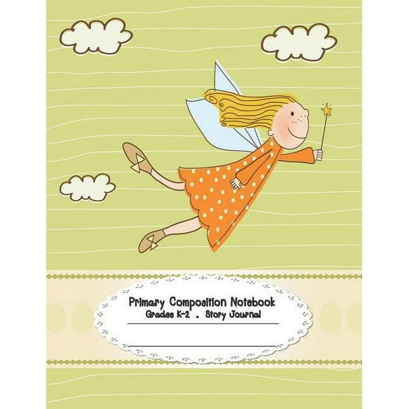 Ma Moung Little Angel Primary Composition Notebooks, 8.5 Inch x 11 Inch, Story Paper, Grades K-2