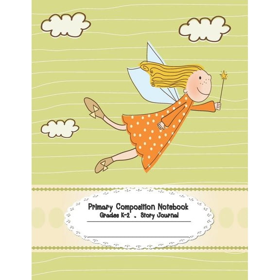 Ma Moung Little Angel Primary Composition Notebooks, 8.5 Inch x 11 Inch, Story Paper, Grades K-2