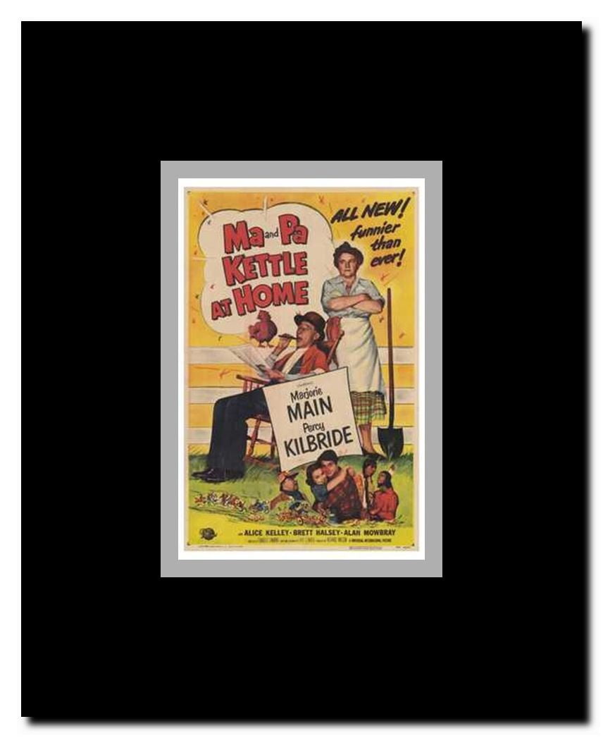 Ma Pa Kettle At Home Framed Movie Poster