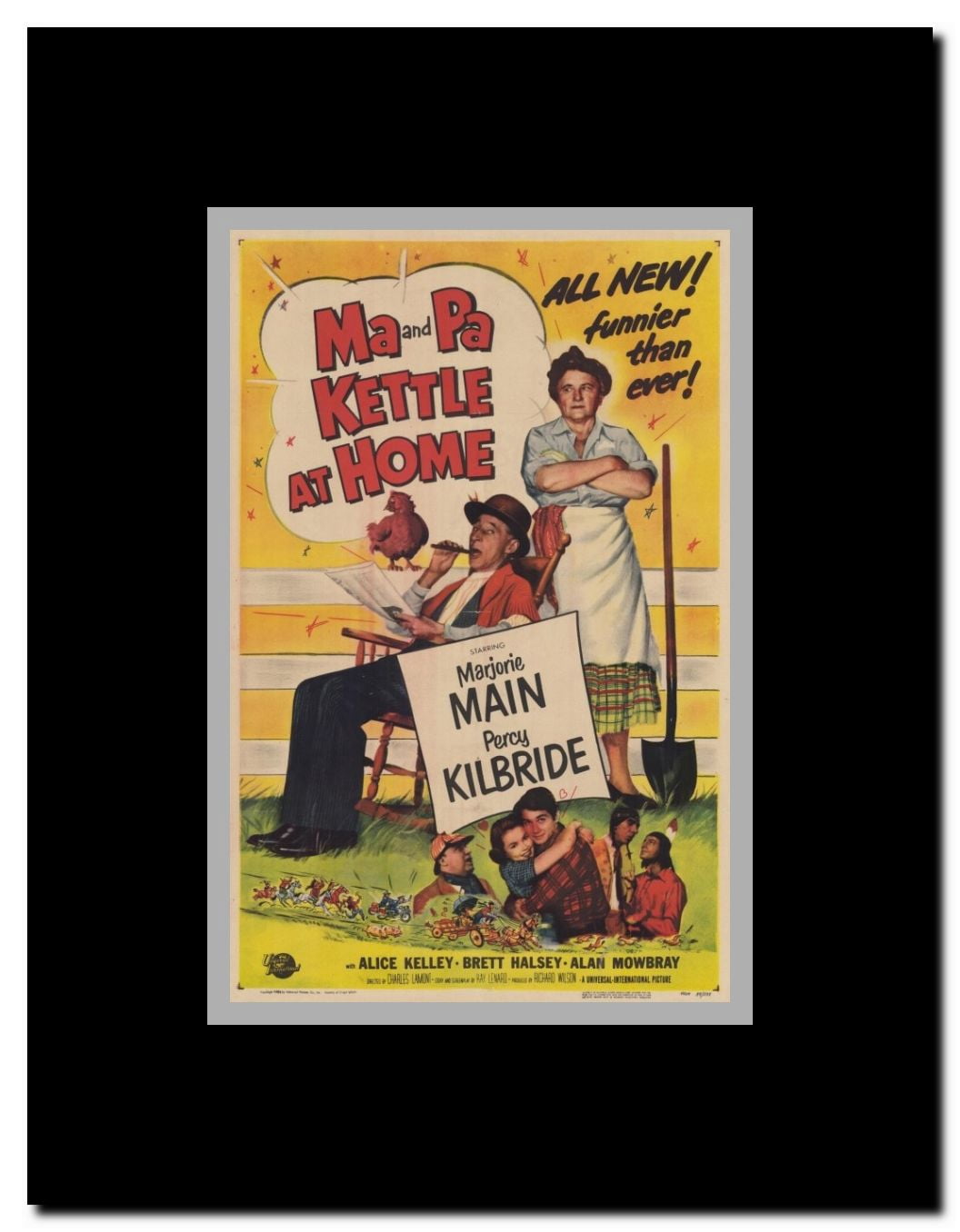 Ma & Pa Kettle at Home Framed Movie Poster