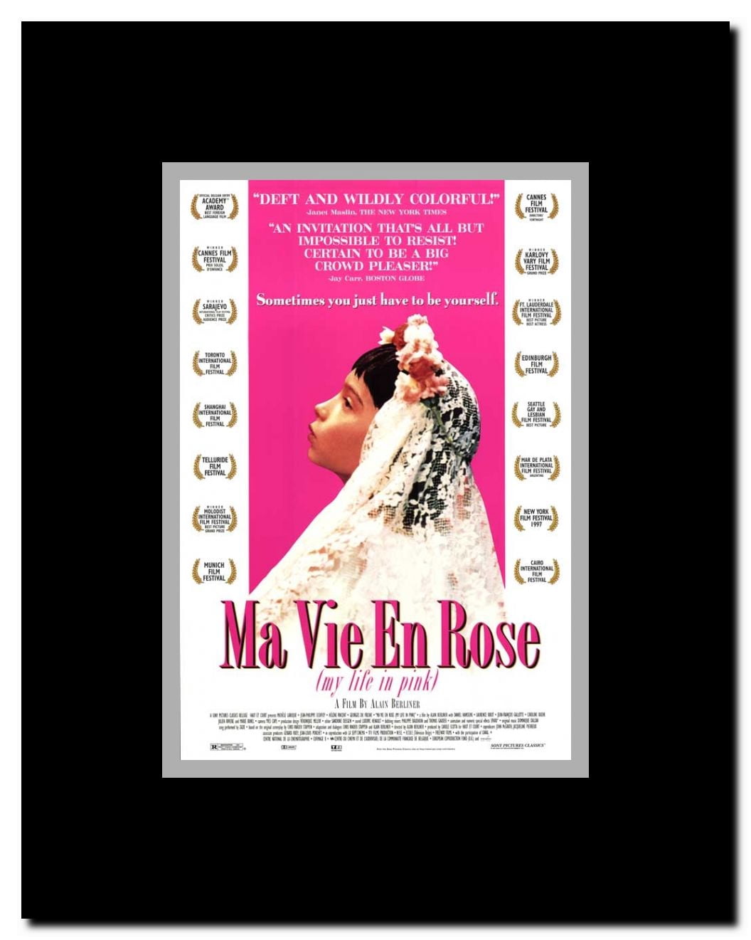Ma Vie En Rose Framed Movie Poster
