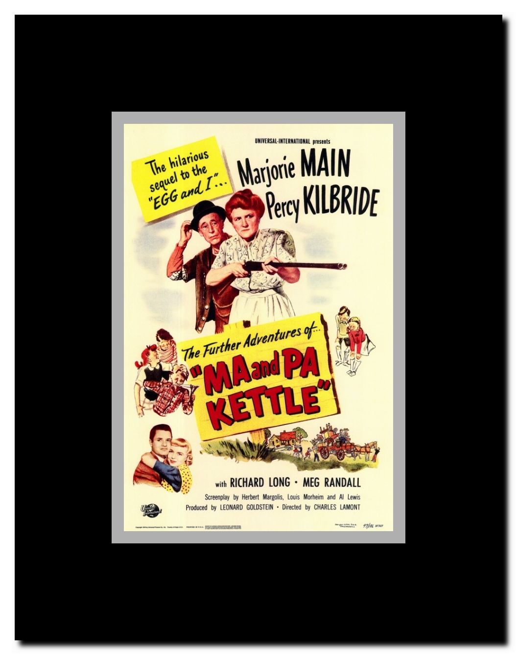 Ma and Pa Kettle Framed Movie Poster