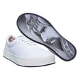 thumbnail image 1 of MaCae Unisex Canvas Lace Up Fashion Shoe With Unique Sole, Footwear, Casual Shoes,  Canvas Shoes, Sports Sneakers - White/Mythos, 9M/10W, 1 of 7