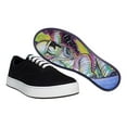thumbnail image 1 of MaCae Unisex Canvas Lace Up Fashion Shoe With Unique Sole, Lace Up Shoes, Footwear, Flat Sneakers,  Casual Shoes, Lace Sneakers, Fashion Shoes - Black/Cosmic Snowboarder, 7M/9W, 1 of 7