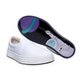 thumbnail image 1 of MaCae Unisex Canvas Slip On Fashion Shoe With Unique Sole, Business Casual Shoes, Slip On Shoes, Canvas Low Top Sneakers, Fashion Sneaker - White/Astronaut, 9M/10W, 1 of 7