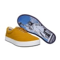 thumbnail image 1 of MaCae Unisex Wool Lace Up Fashion Shoe With Unique Sole, Casual Work Shoes, Travel Shoes, Wool Shoes, Low Top Sneakers - Mustard Yellow/New York, 9M/10W, 1 of 7