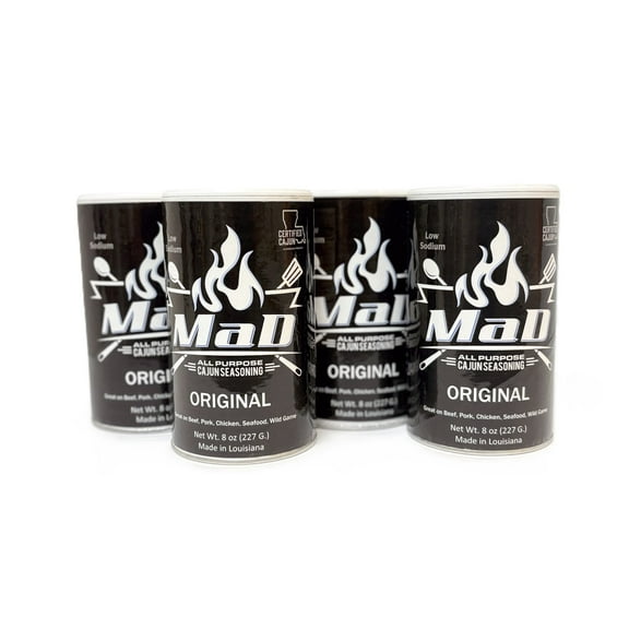 MaD Cajun Seasoning Original - 4 Pack - 8oz