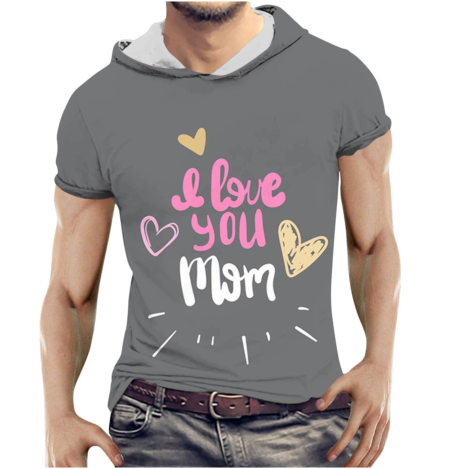 MaFYtyTPR Big Mens Summer Clearance Clothes under 10 New Men'S 3D