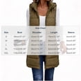thumbnail image 1 of MaFYtyTPR Women's Long Puffer Vest Hooded Quilted Zip Up Sleeveless Jacket with Pockets Winter Lightweight Padded Warm Waistcoats, 1 of 6