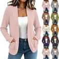thumbnail image 1 of MaFYtyTPR Women's Open Front Cardigan Sweater Ribbed Knit Casual Tops Fall Winter Warm Long Sleeve Kintted Coats with Pockets 01-Green M, 1 of 6