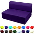 thumbnail image 1 of MaGshion Sleeper Chair Folding Foam Bed Sized Full Size 5x46x74 Inch Purple, 1 of 3