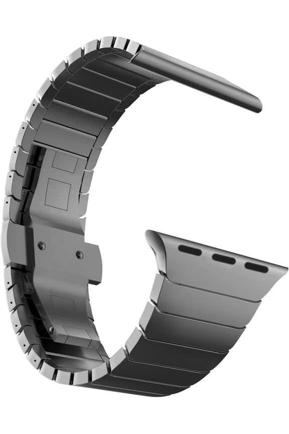 Metal Wristband Replacement for Apple Watch band,Stainless Steel Link Bracelet Band Compatible with Apple Watch Series 8/7/6/SE/Ultra/2022 (45mm/44mm/49mm,Space Gray)
