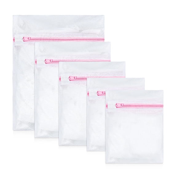 MaPinKa 5-piece exquisite mesh bag - exquisite laundry bag with advanced invisible zipper, suitable for various clothes such as underwear