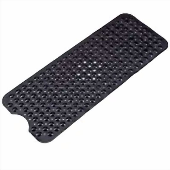 MaPinKa Non Slip Bath Tub Grip Bath Mat (40"x16") – 200+ Suction Cups 3s Install（black）