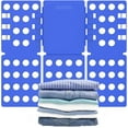 thumbnail image 1 of MaPinKa Shirts Clothes Folder - T Shirt Folding Board, Easy and Fast for Kid and Adult to Fold Clothes - Shirt Folder Laundry Organizer Blue, 1 of 7