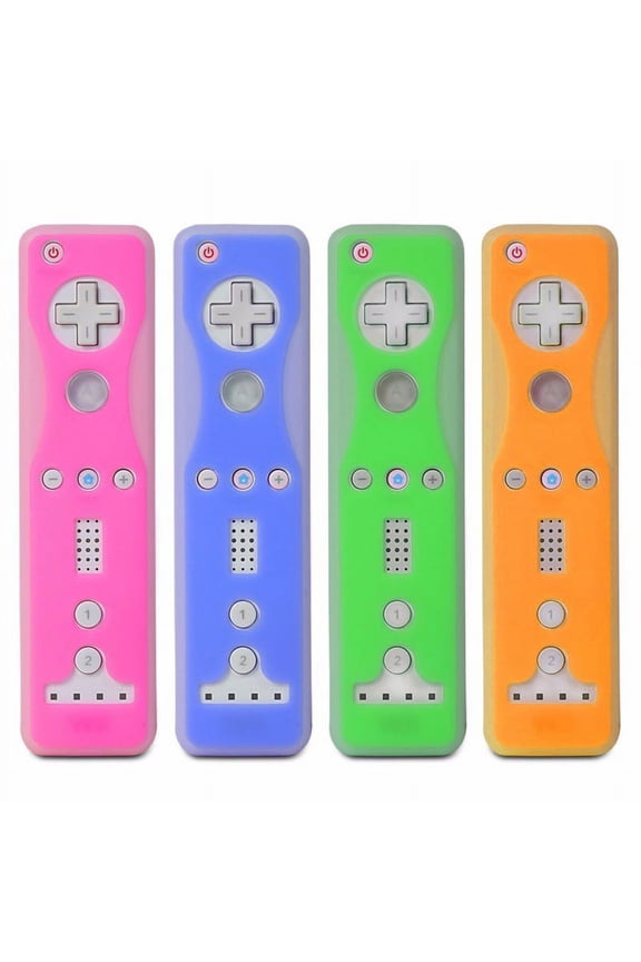 Silicone Case Skin for Nintendo Wii Gamepad Console, Black, 2 Count