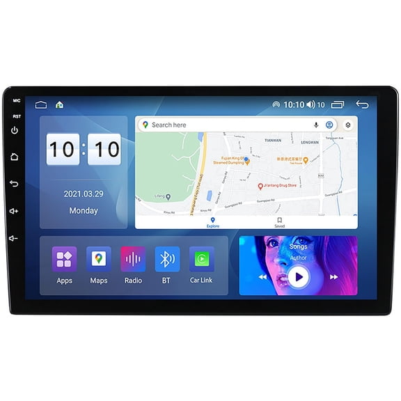 MaVnes Car Stereo with Carplay and Android Auto Android 12 for R-Enault Duster 2015-2018, Multimedia Car Audio 9 Inch Touchscreen Car Radio with Bluetooth/Mirror Link/USB/GPS Navigation 1,M700S