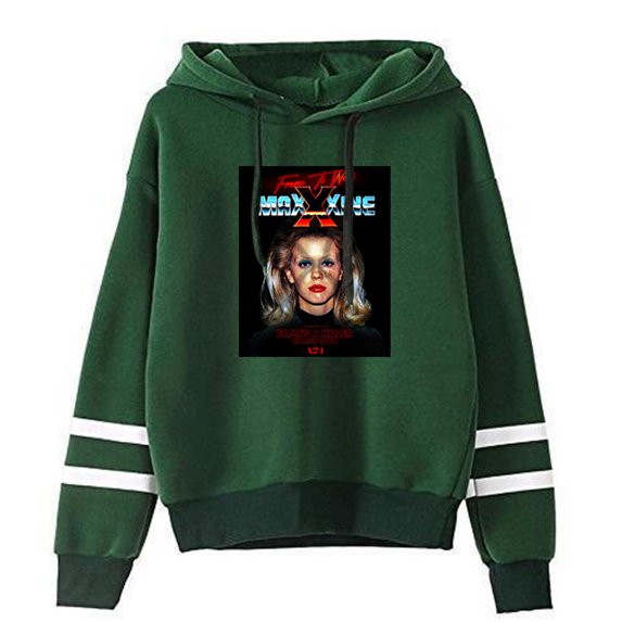 MaXXXine Movie Pullovers Hoodies Streetwear Pocketless Sweatshirts Unisex Clothing