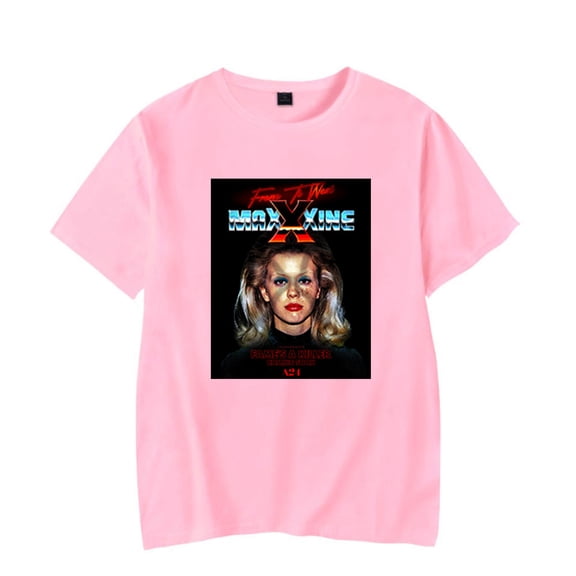 MaXXXine Movie T-shirt Hip Short Sleeve Fashion Crewneck Men Women Casual Tee Shirt