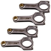 MaXpeedingrods 4340 Forged Steel H-Beam Connecting Rods + ARP2000 Bolts for Volvo B230 152mm