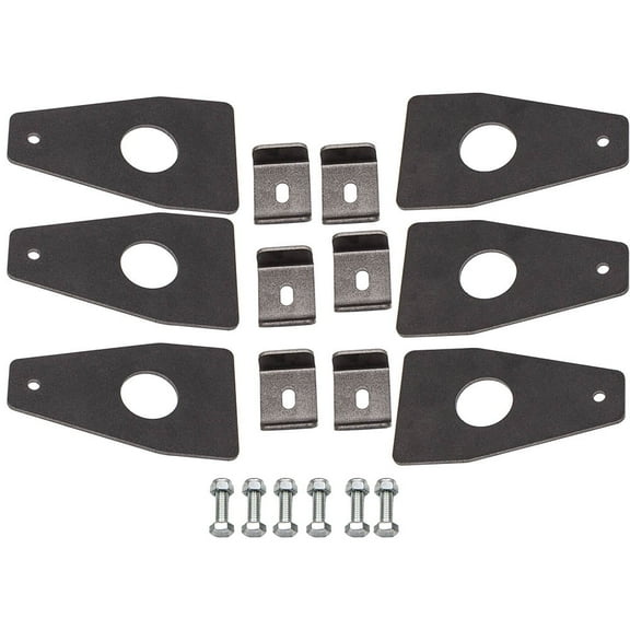 MaXpeedingrods 6Pcs 6 Inch Universal Car Roof Rack Gutter Mount Kit Weld On Roof Rack Gutter Mounts Fullwidth Gutter for Universal Car