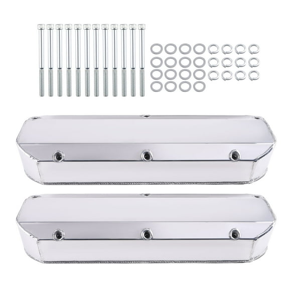 Maxpeedingrods Aluminum Tall Valve Covers for Small Block Ford 260 289 302 351W V8 engines