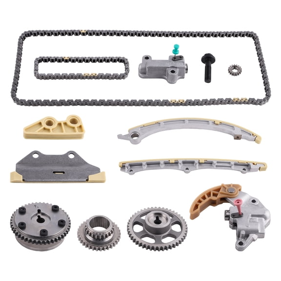 MaXpeedingrods Timing Chain Kit VVT Sprocket Set Fits for Honda Accord CR-V 2008-2015 2.4L L4 DOHC Replaces 14510-R40-A01 14210-PNA-000