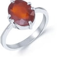 thumbnail image 1 of Maa Karni AAA+ Plus Quality Certified Natural hessonite Oval garnet Ring 10x12 mm 6.50 Ct. All Stone Weight Available Birthstone Astrological Ring,Anniversary Gifts, Ring For Unisex, 1 of 5
