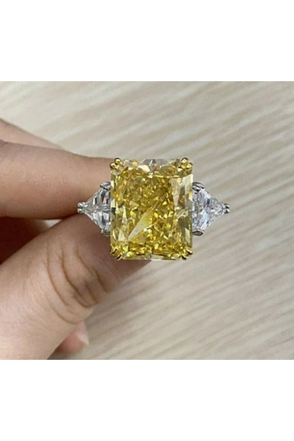 Ice Crushed Radiant Cut Solitaire Ring Delicate Bezel Ring Wedding Ring Moissanite Engagement Ring Anniversary Gift For Women Gift For Her